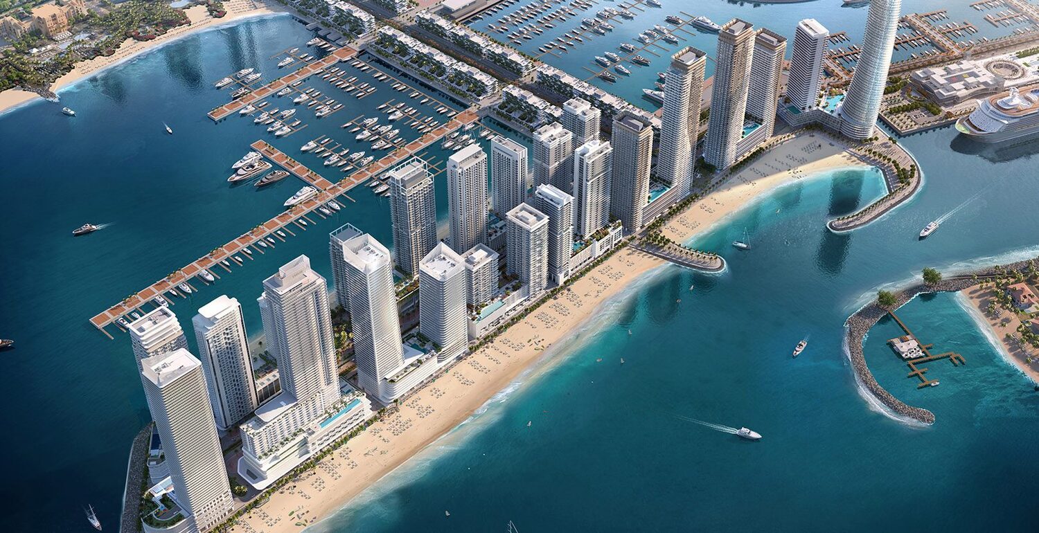 Emaar Beachfront · new apartment towers, Dubai